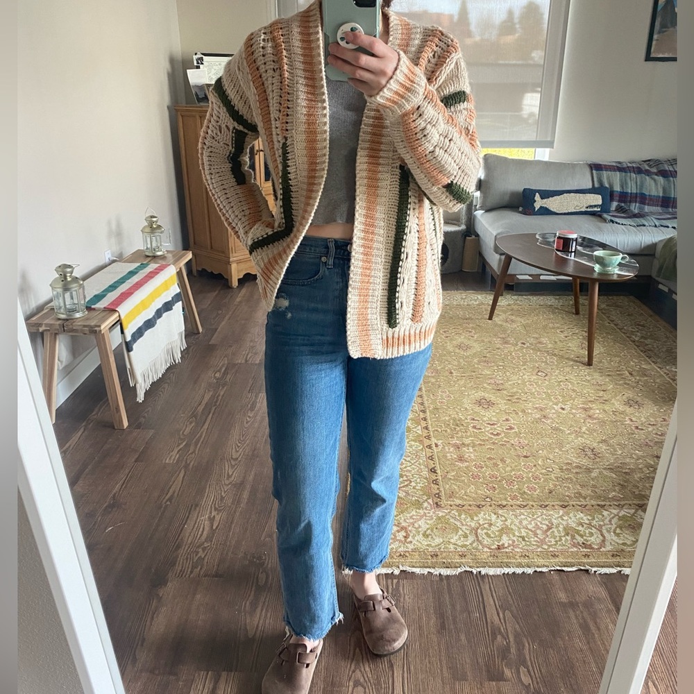 Sage the label KALYN CHUNKY CARDIGAN